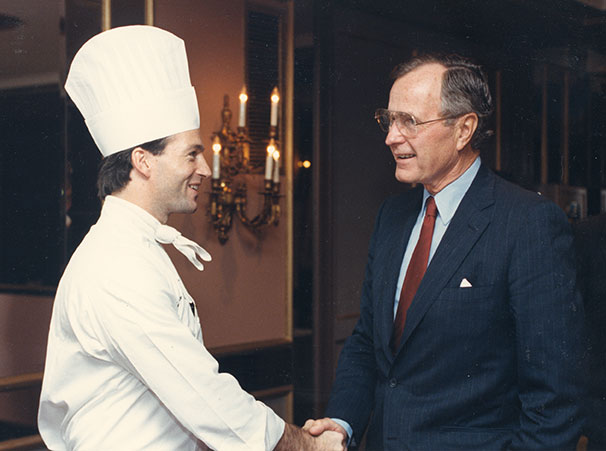 Meet The Founder | Heavenly HARVST | Chef John Doherty with Former President George H.W. Bush